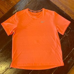 Coral-Orange Nike Dri-Fit Tee